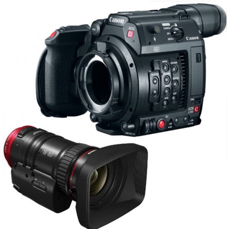 Canon Eos C200 + CN-E18-80 Camcorder 4K con sensor Super 35 mm