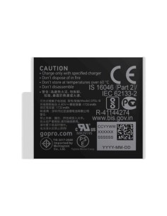 GoPro Bateria recarregable GoPro Enduro per a GoPro Hero 9 / 10 / 11 2