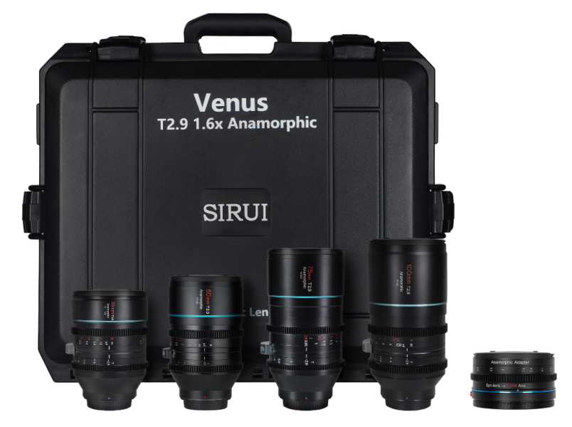 Sirui 35+50+75+100+APD125X + Case Venus FF