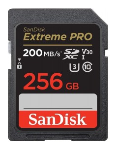 SanDisk Extreme PRO SDXC UHS-II 256GB - Tarjeta SD de alta velocidad para 6K y 4K UHD