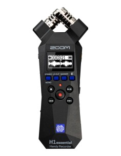 Grabadora Zoom H1essential 32 bits con micrófonos X/Y
