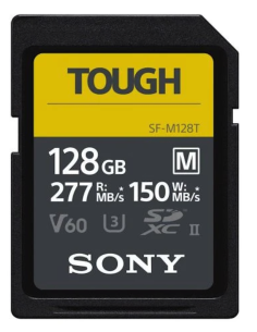 Sony Tought SDXC 128Gb 277/150 MB/S V60 C10